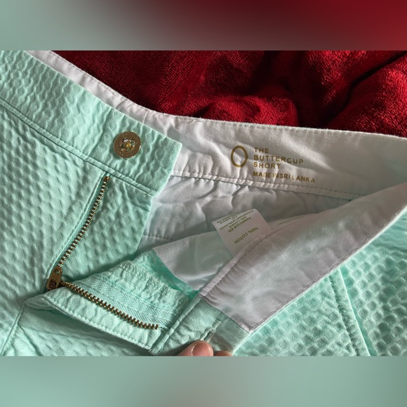 Lilly Pulitzer ‘The Buttercup’ Scallop‎ hem Shorts women's 0 - Picture 3 of 9